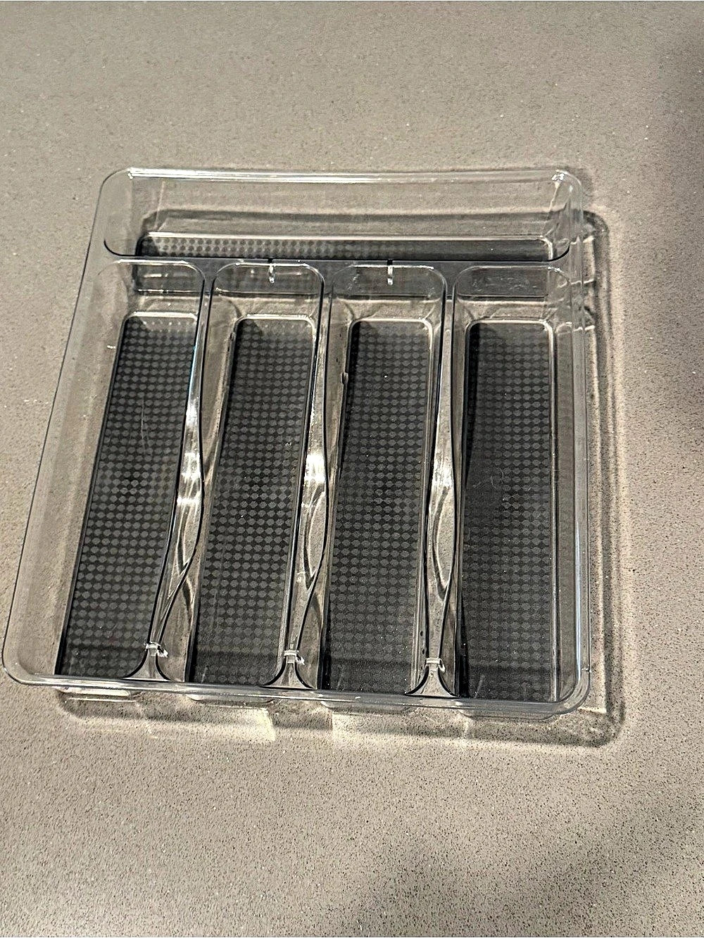 Brightroom 6-Compartment Drawer Organizer Black NWT